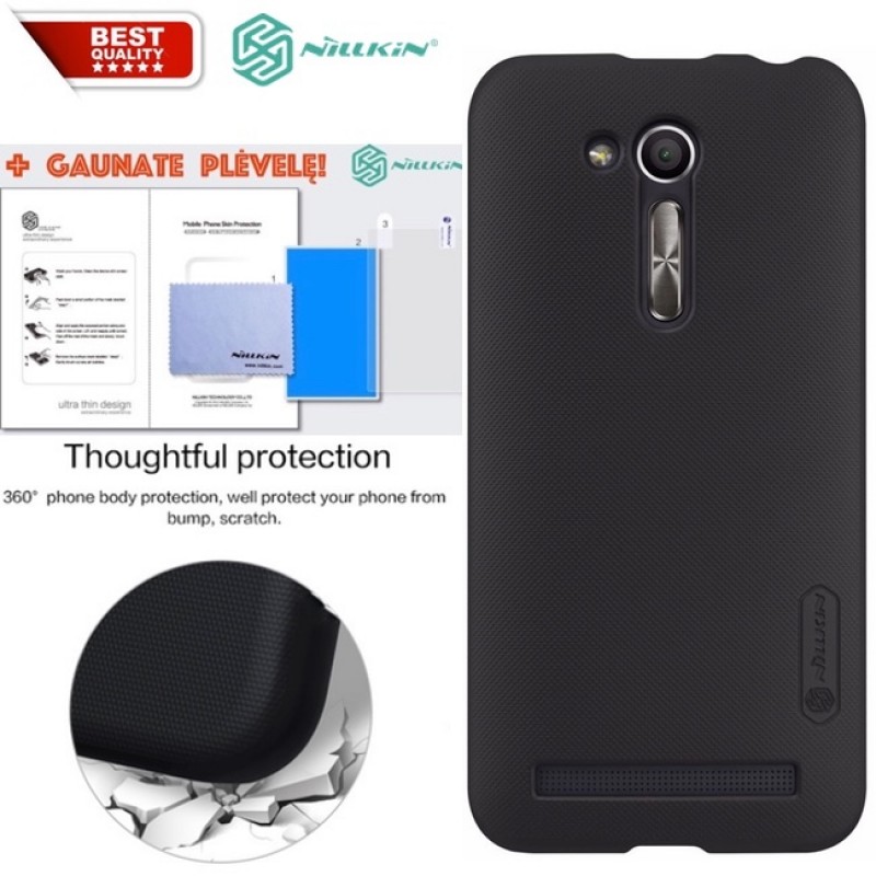 Frosted shield juodas dėklas Nillkin (Zenfone Go Zb452kg) Frosted shield juodas dėklas Nillkin (Zenfone Go Zb452kg)